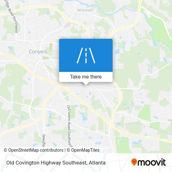 Mapa de Old Covington Highway Southeast