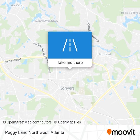 Peggy Lane Northwest map