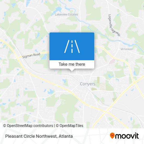 Pleasant Circle Northwest map