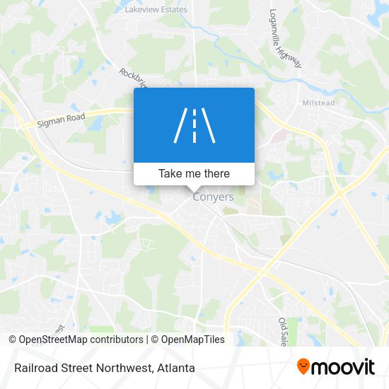 Railroad Street Northwest map