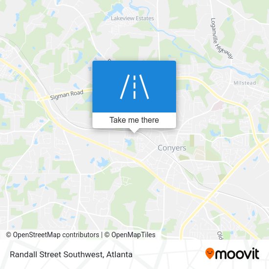 Mapa de Randall Street Southwest