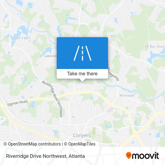 Mapa de Riverridge Drive Northwest