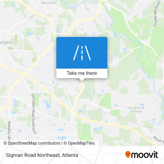 Sigman Road Northeast map