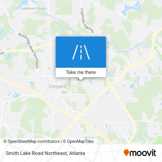 Smith Lake Road Northeast map
