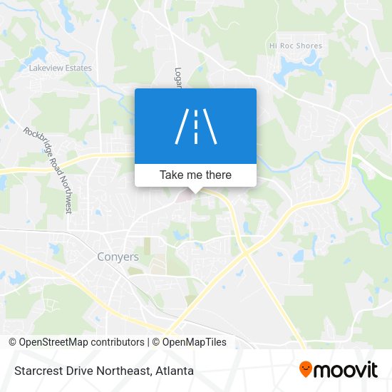Mapa de Starcrest Drive Northeast