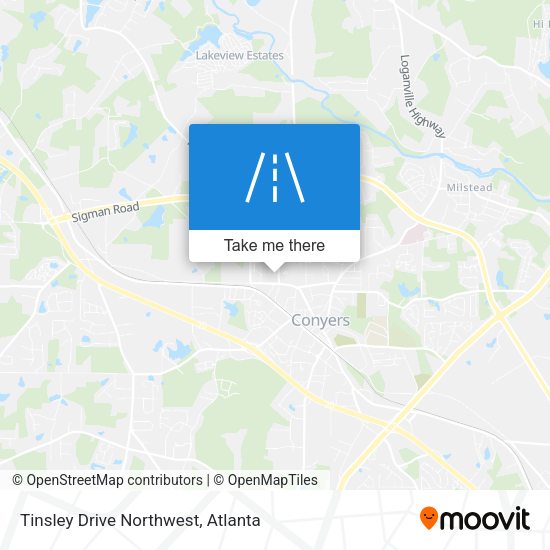 Mapa de Tinsley Drive Northwest