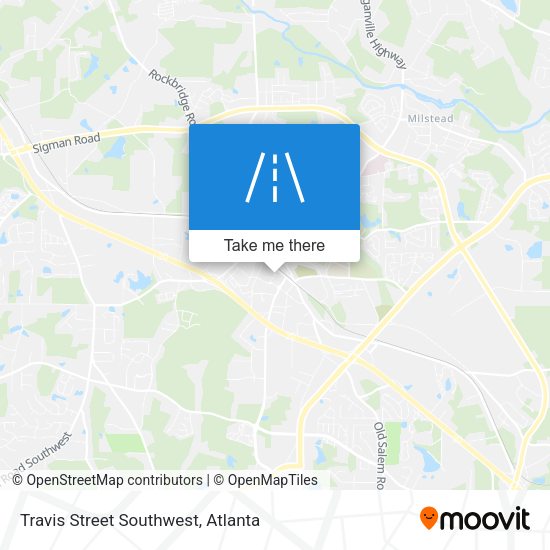 Travis Street Southwest map