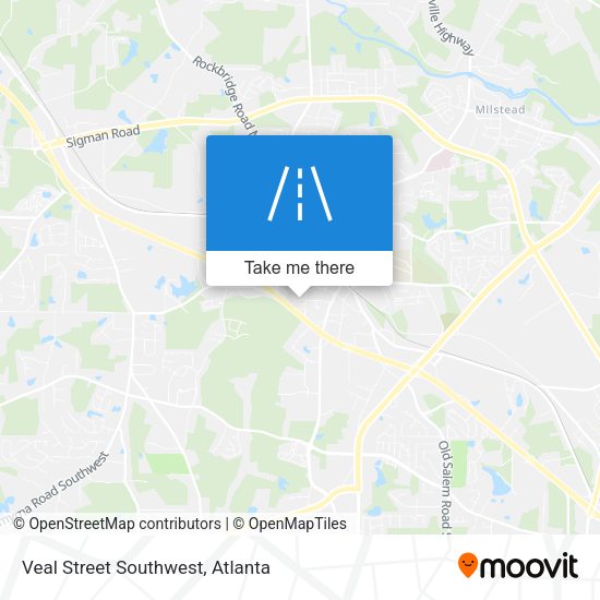 Veal Street Southwest map