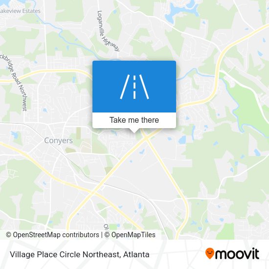 Village Place Circle Northeast map