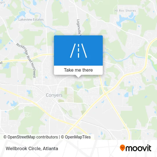 Wellbrook Circle map
