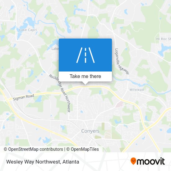 Mapa de Wesley Way Northwest