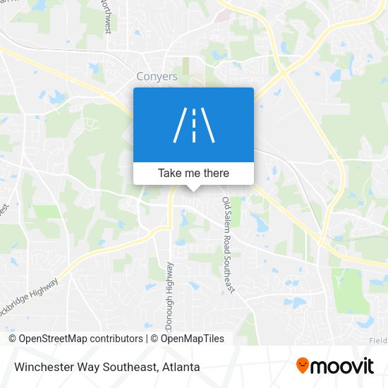 Mapa de Winchester Way Southeast