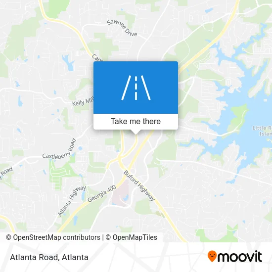 Atlanta Road map