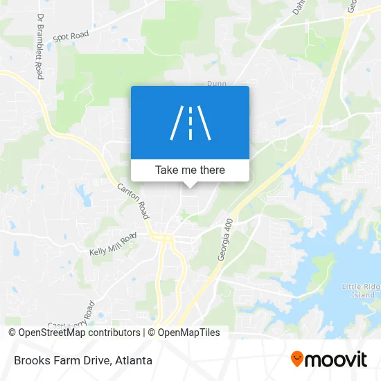 Brooks Farm Drive map