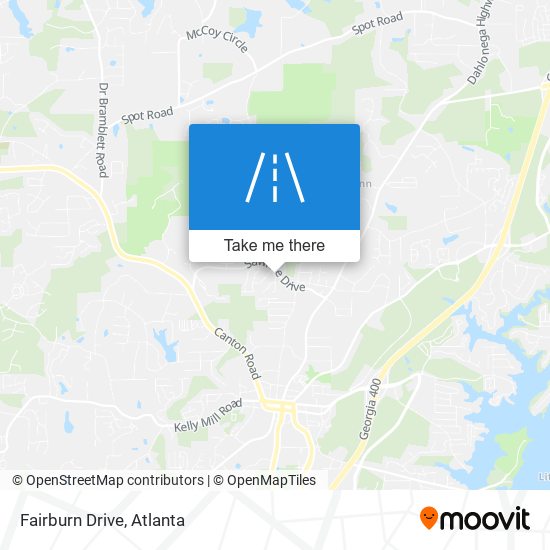 Fairburn Drive map