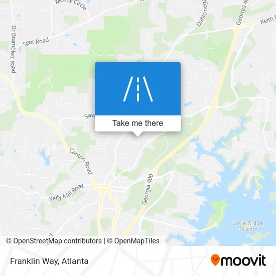 Mapa de Franklin Way