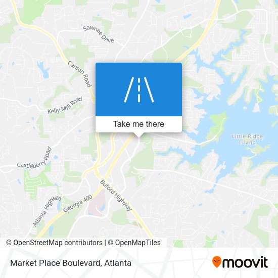 Mapa de Market Place Boulevard