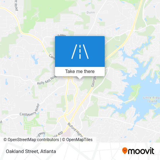 Mapa de Oakland Street