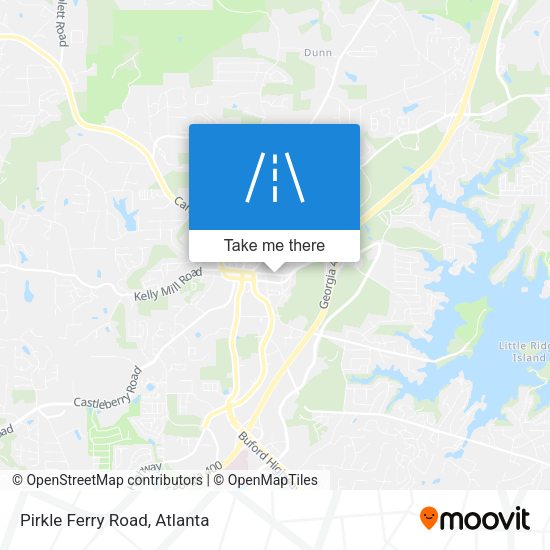 Mapa de Pirkle Ferry Road