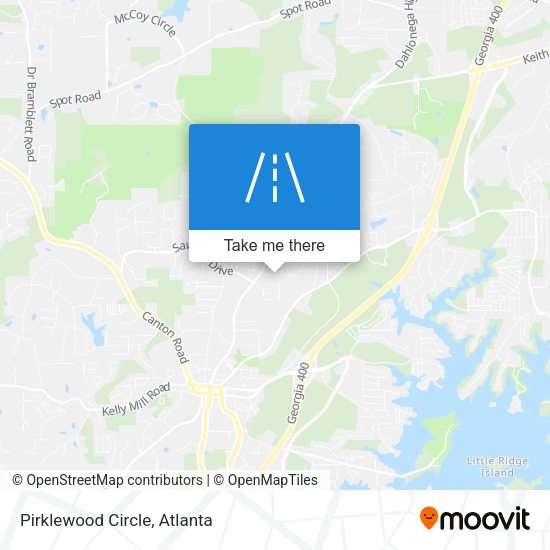 Mapa de Pirklewood Circle