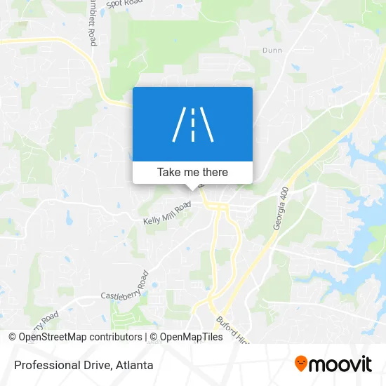 Professional Drive map
