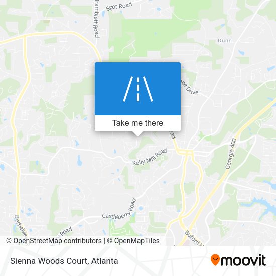 Mapa de Sienna Woods Court