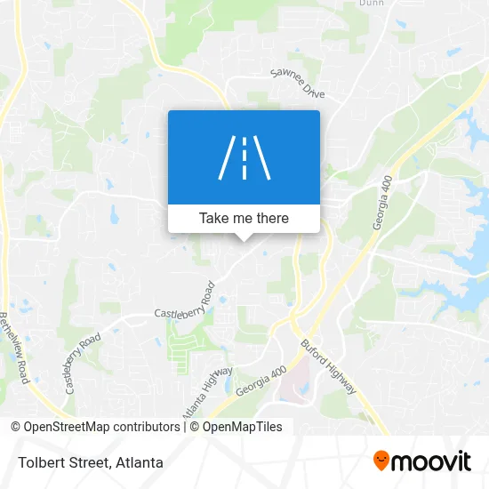 Tolbert Street map