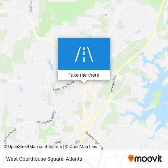 Mapa de West Courthouse Square