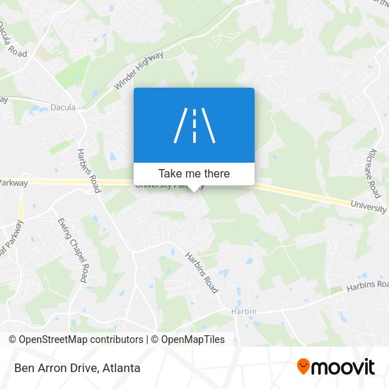 Mapa de Ben Arron Drive
