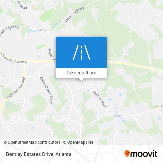 Mapa de Bentley Estates Drive