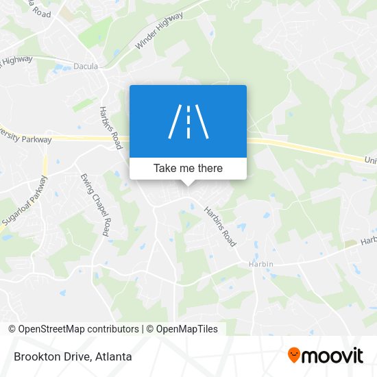 Mapa de Brookton Drive