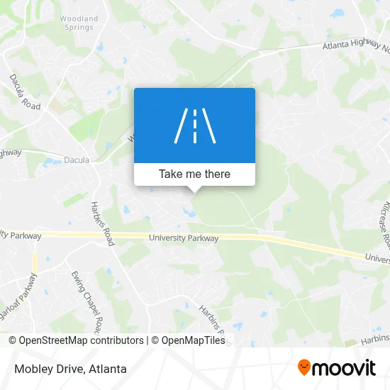 Mobley Drive map