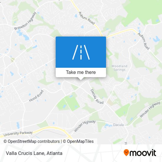 Mapa de Valla Crucis Lane