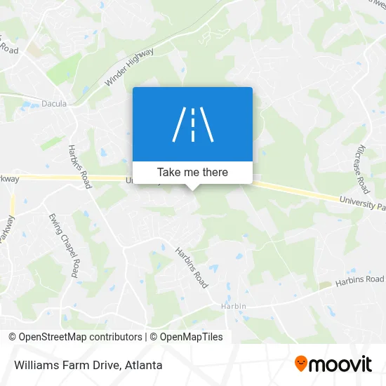 Williams Farm Drive map