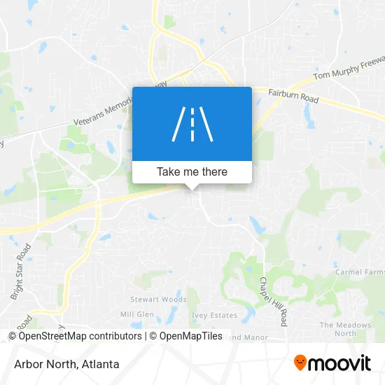 Arbor North map