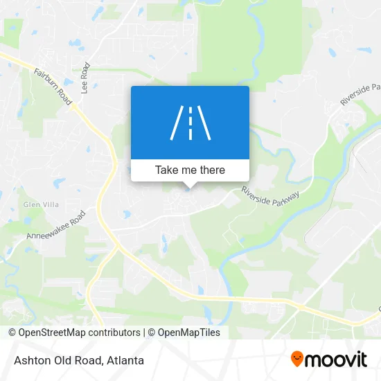 Ashton Old Road map