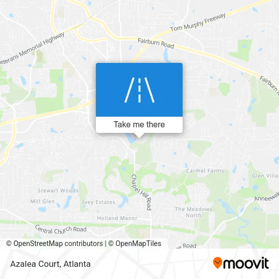 Azalea Court map