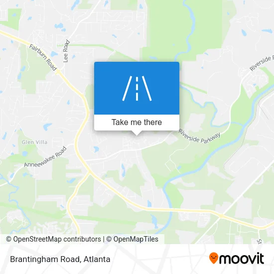 Brantingham Road map