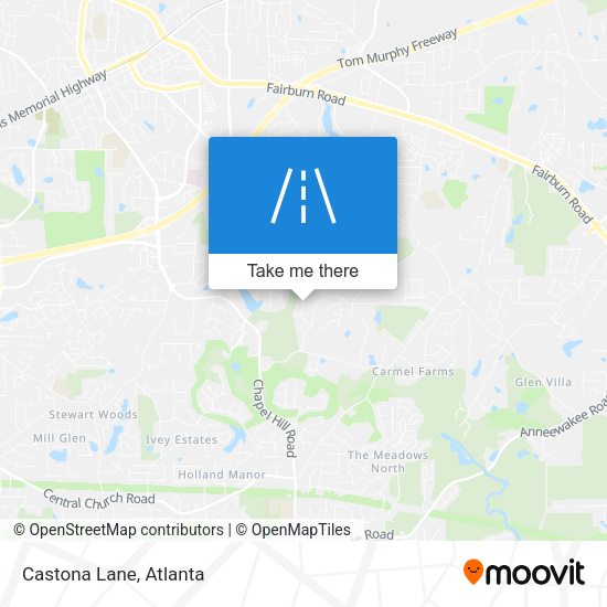 Mapa de Castona Lane