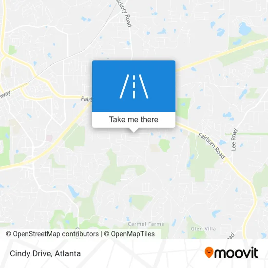 Cindy Drive map