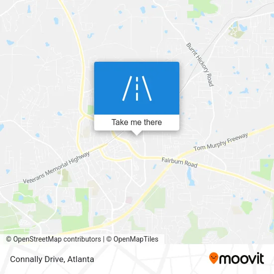Connally Drive map