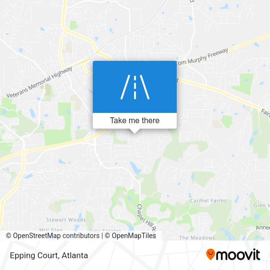 Mapa de Epping Court