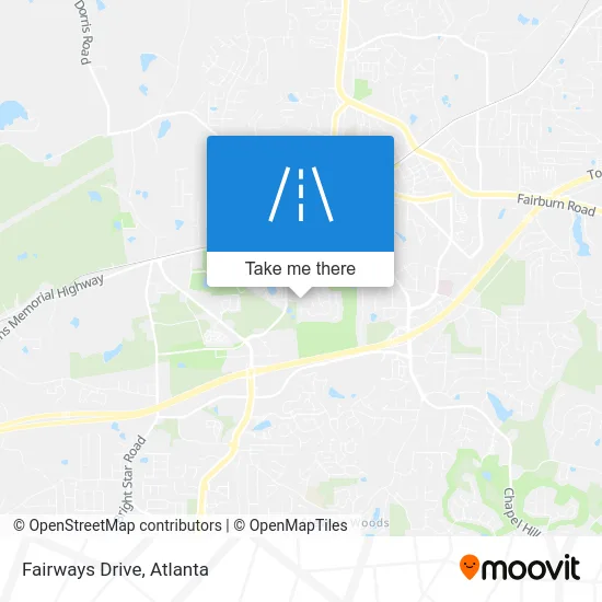 Fairways Drive map