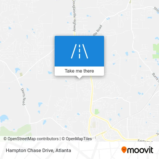Hampton Chase Drive map