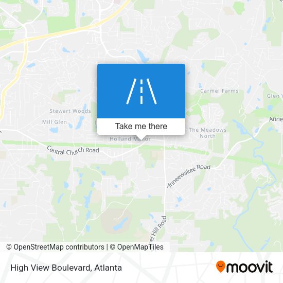 Mapa de High View Boulevard