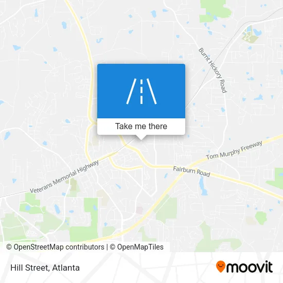 Hill Street map