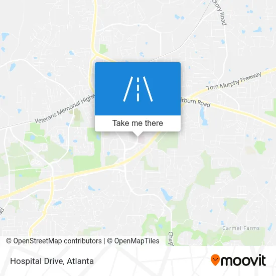 Hospital Drive map