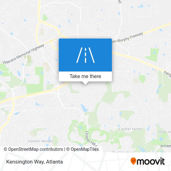 Mapa de Kensington Way