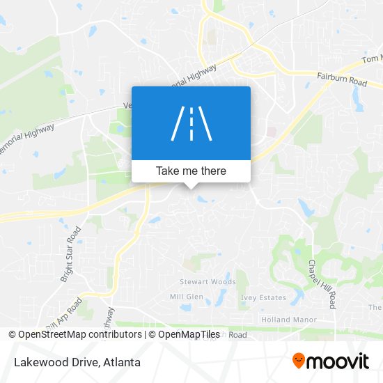 Mapa de Lakewood Drive