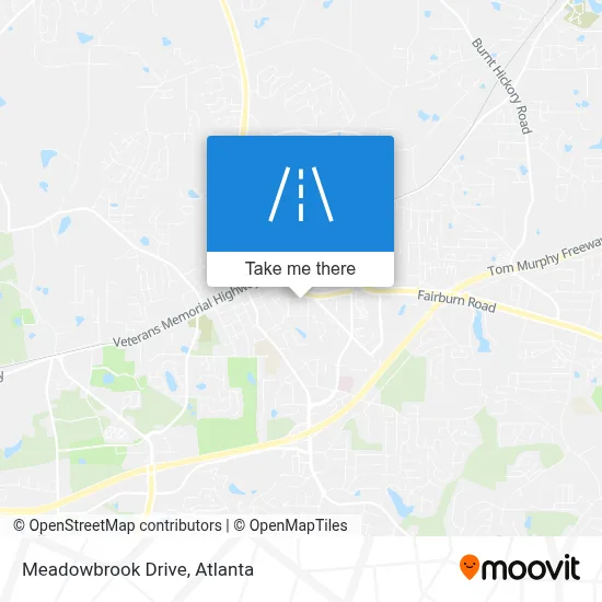 Meadowbrook Drive map
